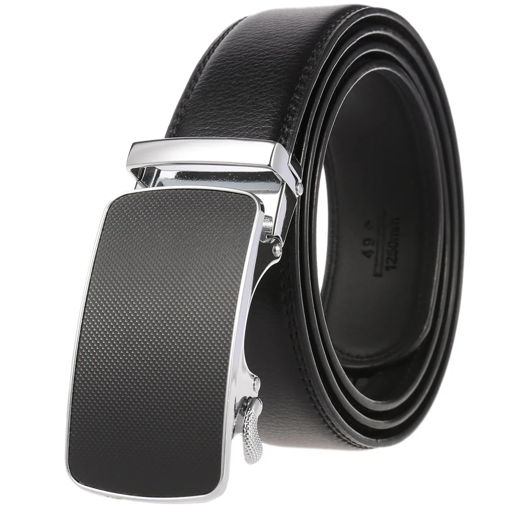 Male Designer Automatic Buckle Cowhide Leather Men's Belt Famous Brand Belt Luxury Belts Men Ceinture Homme belt LY255-44370-1