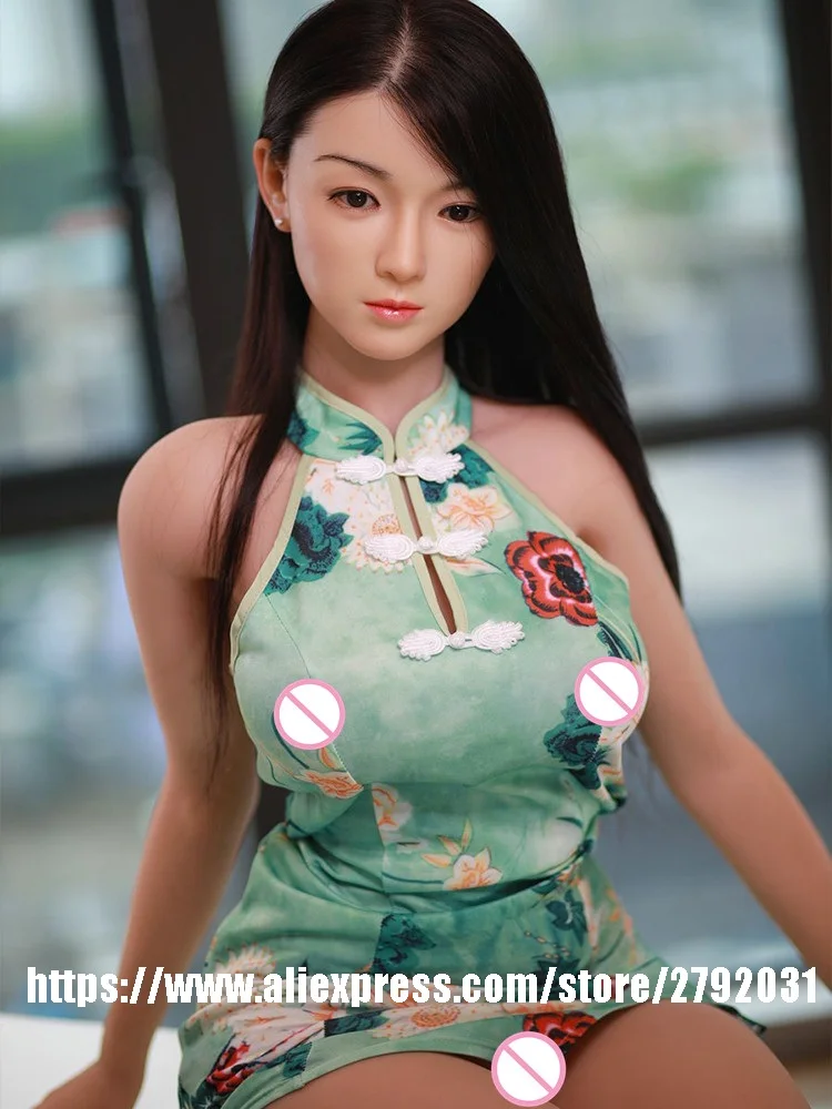 Силиконовая имплантированная голова кукла для интима Красивая Женская японская