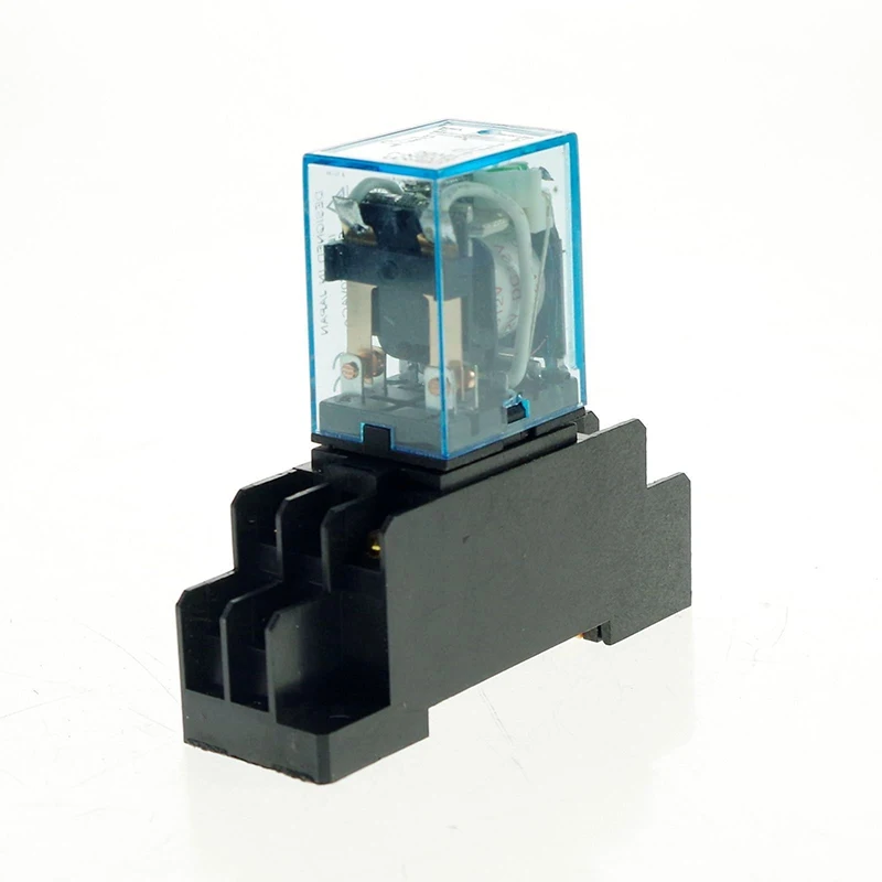 1 шт. РЕЛЕ 8 контактов розетки основы 5A DC12V DC24V AC110V AC240V силовое реле HH52P-L аксессуары