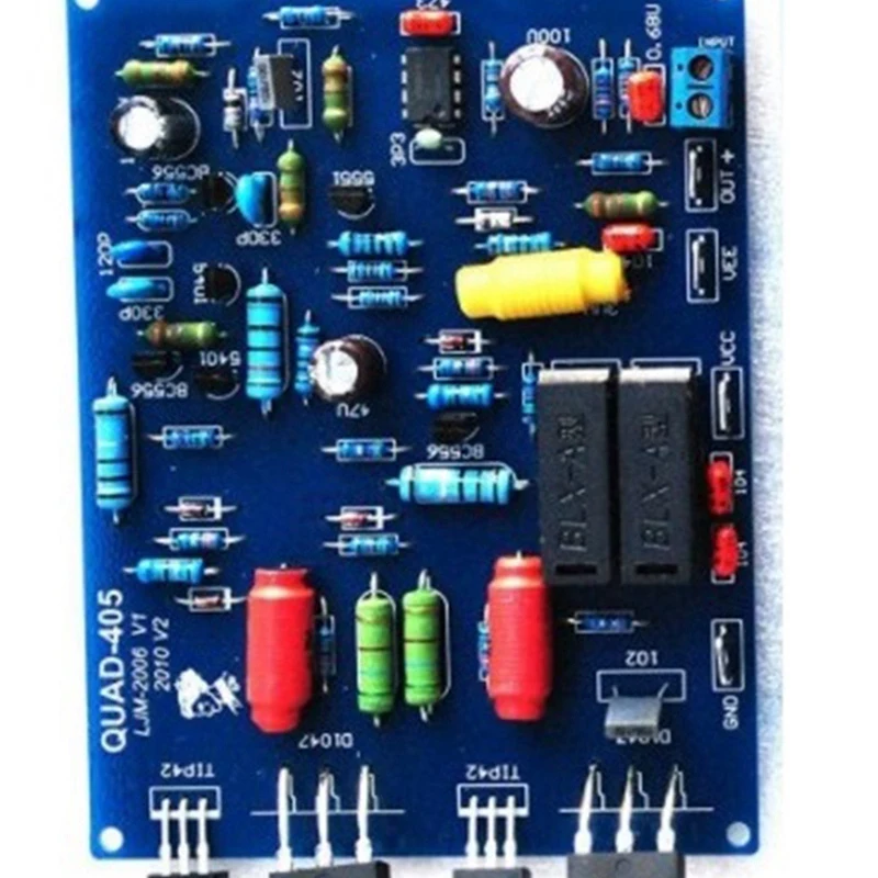 

One Pair QUAD405 100W 8R Finished Baord Dual Channel Amplifier Board Without Power Tube
