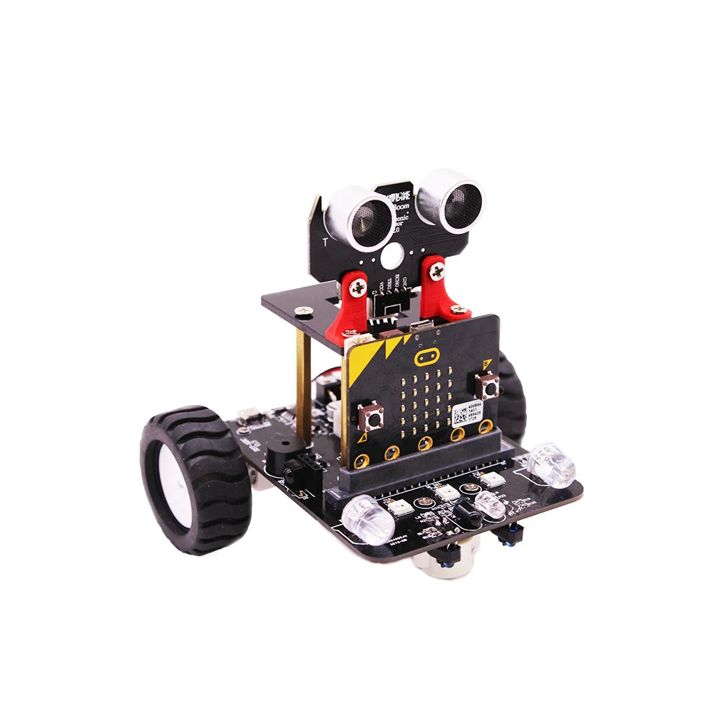 Programming Toys Robot Smart Car Starter Kit for BBC Micro:bit Microbit Coding Robotics STEM Set for Kids for Learning Python