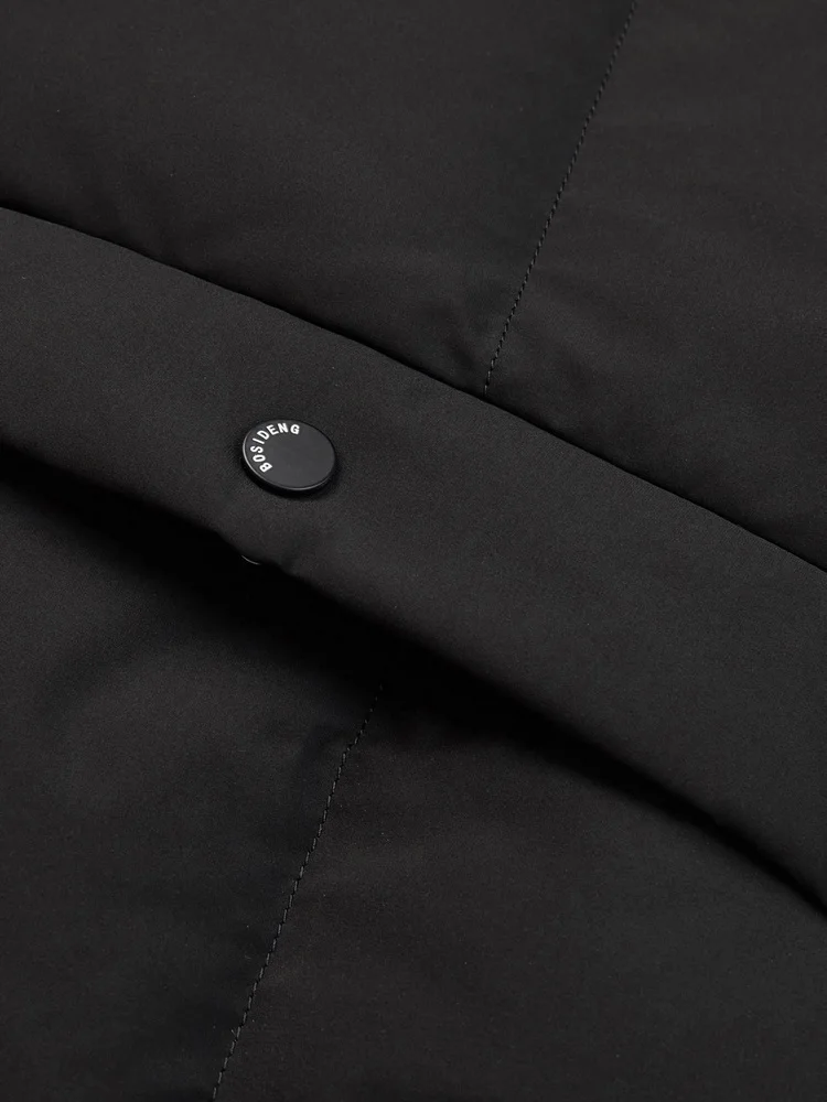 BOSIDENG белый гусиный пуховик мужской длинный Мужская Длинная утепленная верхняя