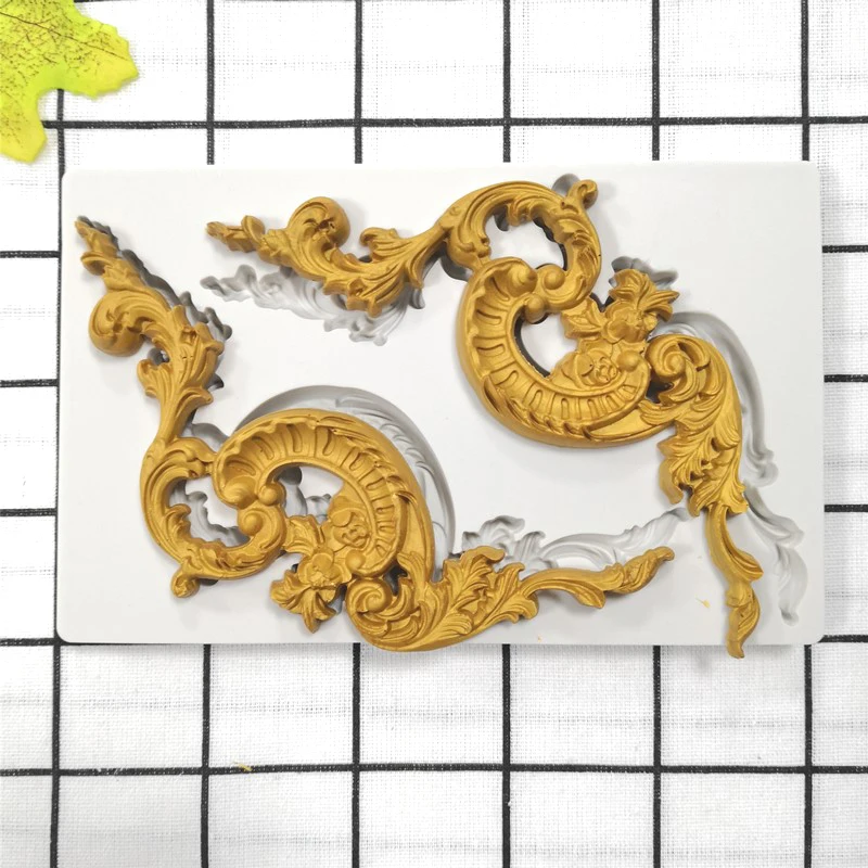 Новый шоколадный помадка силиконовая форма для помадки DIY выпечки торт кружева