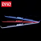 Автомобильный светодиодный дверной порог Накладка для Volkswagen VW Golf 7 MK7 2014 2015 - 2018 внешний Запчасти путь перемещение Добро пожаловать для езды на велосипеде светильник