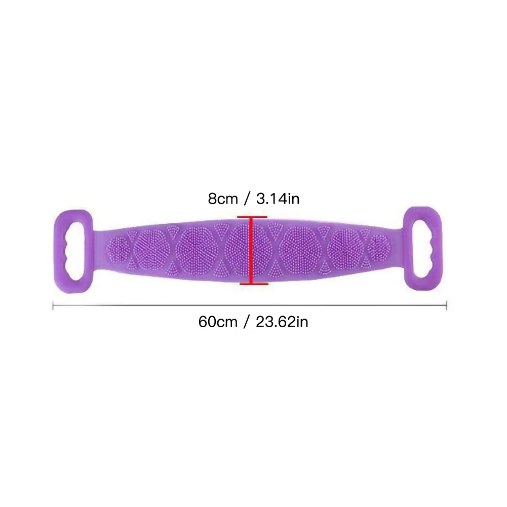

Magic Silicone Brushes Bath Towels Bath Shower Silicone Body Brush Bath Belt Exfoliating Back Brush Belt Wash Skin Household