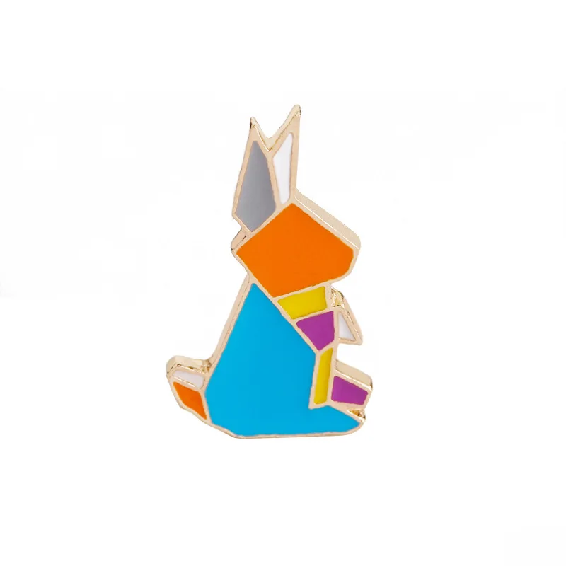 Красочная Геометрическая брошь в виде животного слон Пингвины эмалированная