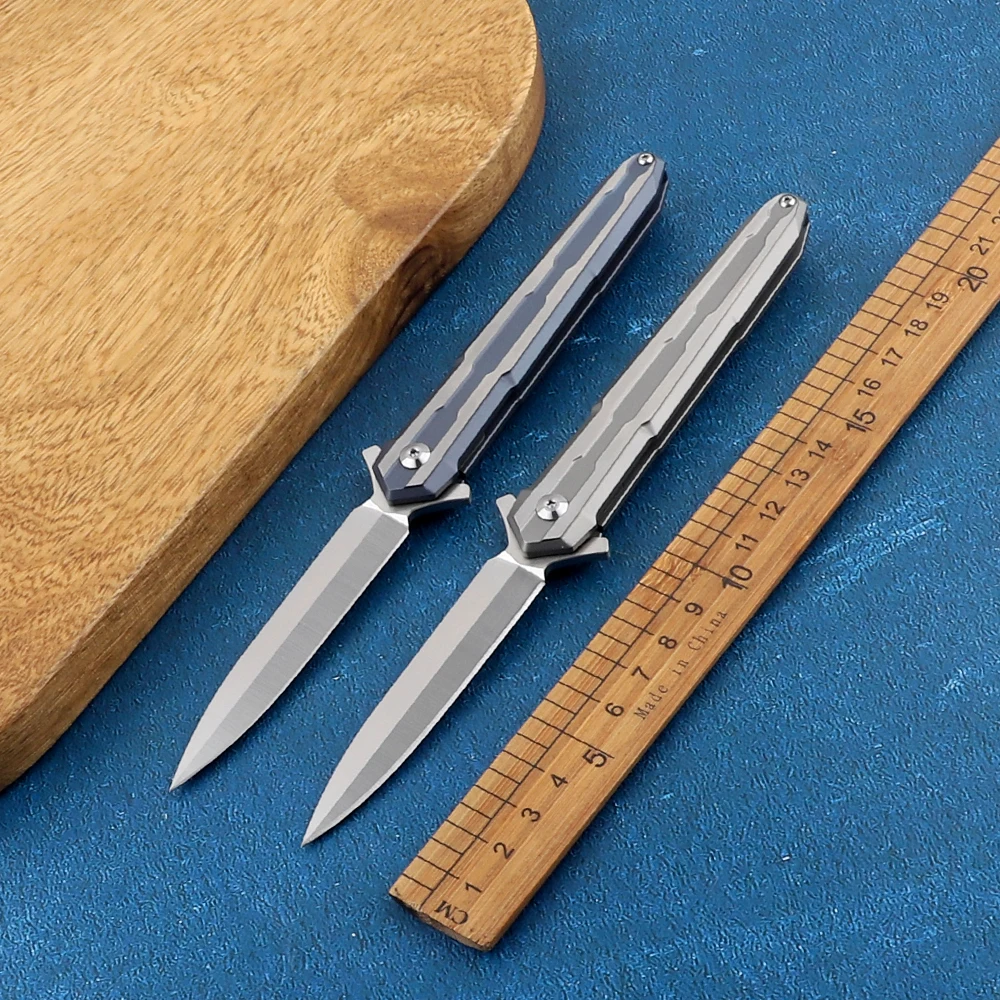 Складной нож Holy sword рукоятка из титанового сплава лезвие M390 кухонный для кемпинга