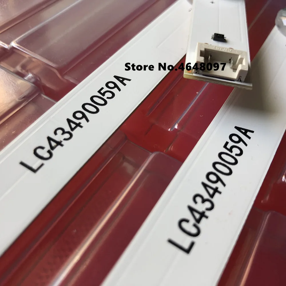 New3set = 9 шт. 7 светодиодный s 830 мм подсветка полосы для LG ТВ 43UJ634V 43LJ61_FHD_L LC43490059A LC43490058A