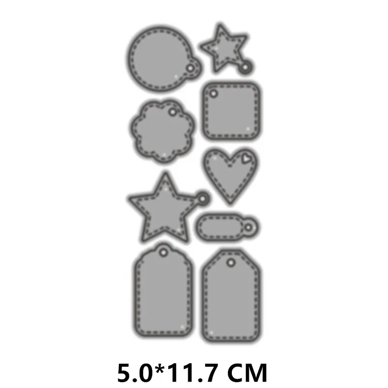 2021 новые многостильные маленькие штампы для резки этикеток Сделай Сам