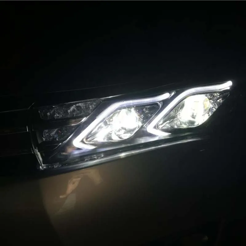 Автомобильный Стайлинг Vland для Toyota Corolla фары 2014 2015 СВЕТОДИОДНЫЙ DRL биксеноновый