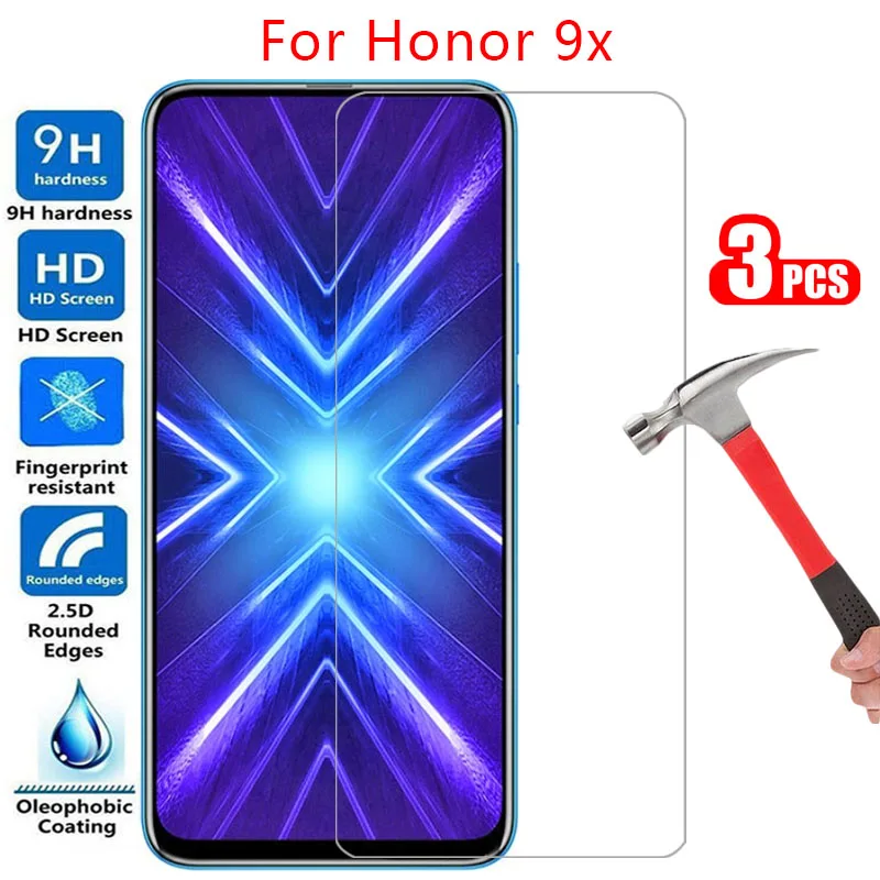

protective tempered glass for huawei honor 9x premium pro screen protector on honor9x honer onor 9 x x9 6.59 safety film stk lx1