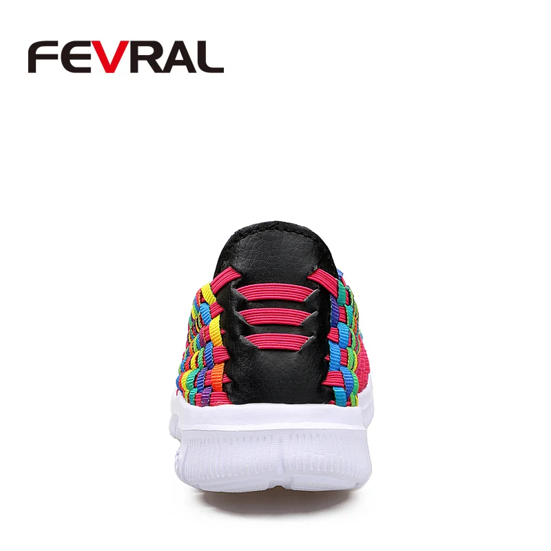 Женская летняя повседневная обувь легкая прогулочная ручной работы тканая