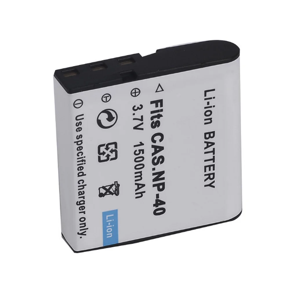 2 шт. GQYM NP 40 CNP40 3 7 V 1500mAh Цифровая Перезаряжаемые Батарея для объектива с