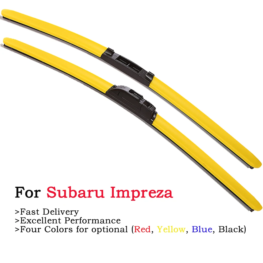 Разноцветные щетки стеклоочистителя HESITE для Subaru Impreza WRX STI GC8 GT GD GC GH GDA GDB GRB хэтчбек
