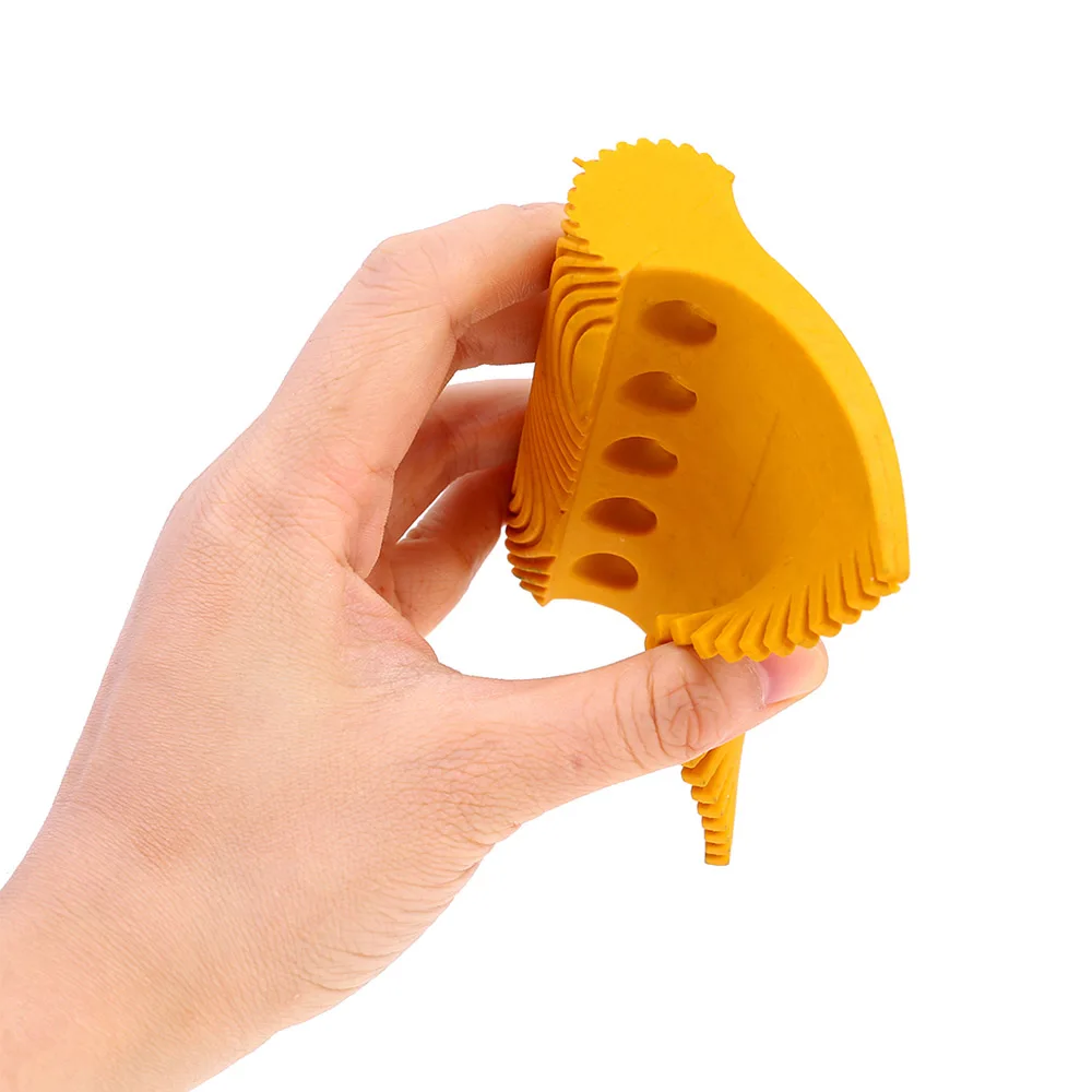 Крашеный вал цилиндр имитация резины дерево рисунок инструмент пять отверстий