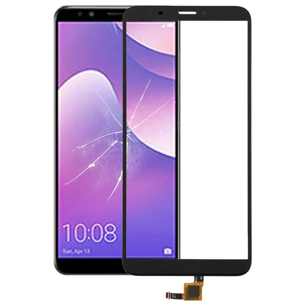Для Huawei Y7 Pro (2018) сенсорный экран стекло дигитайзер передняя внешняя Сенсорная