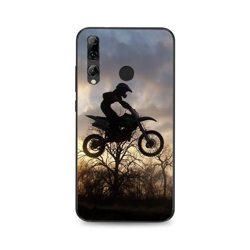 Мягкий чехол для телефона Motirunner Moto Cross Huawei Honor 8X 9 10 20 Lite 7A 7C 10i 9X play 8C 9XPro | Мобильные