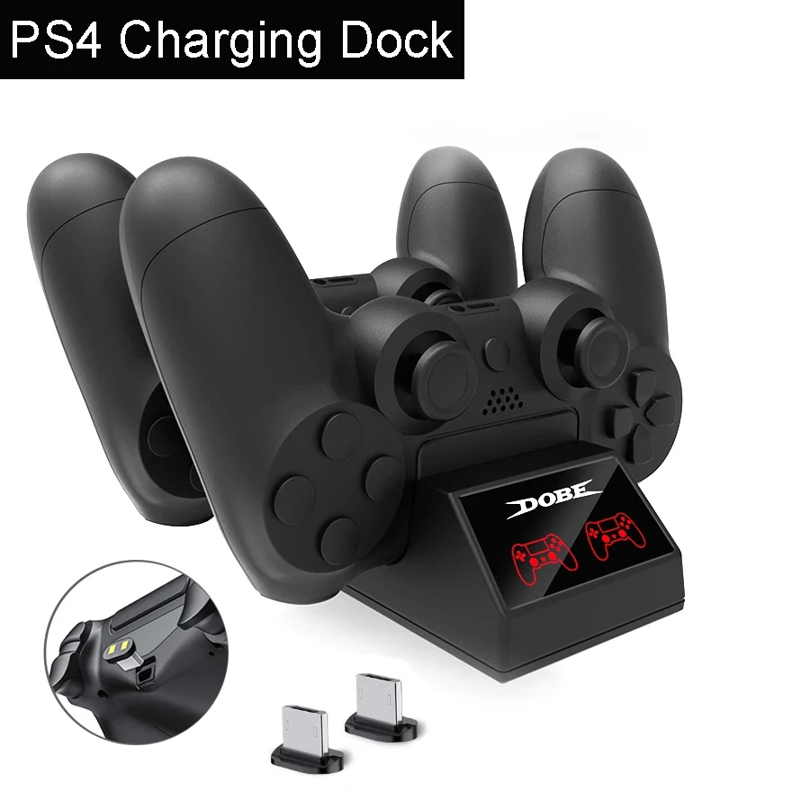 

Зарядное устройство для контроллера PS4 с 2 Micro USB-портами