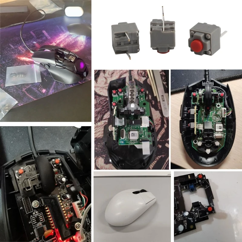 

Micro Switch 6*6*7.3 mm Square Silent Switch Button Mouse DIP Microswitch Tact Switch 5pcs