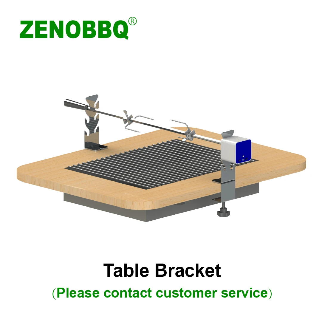 Цена Набор для гриля ZENOBBQ, Универсальный вращающийся гриль для барбекю, поворот, для свиней, регулировка длины, аксессуары для кемпинга