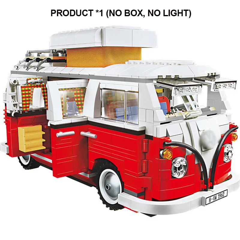 product(no box) 21001 гоночный автомобиль, светодиодный светильник, строительные блоки, кирпичи, игрушки, совместимые с 10220, рождественский подарок для детей - Цвет: product(no box)