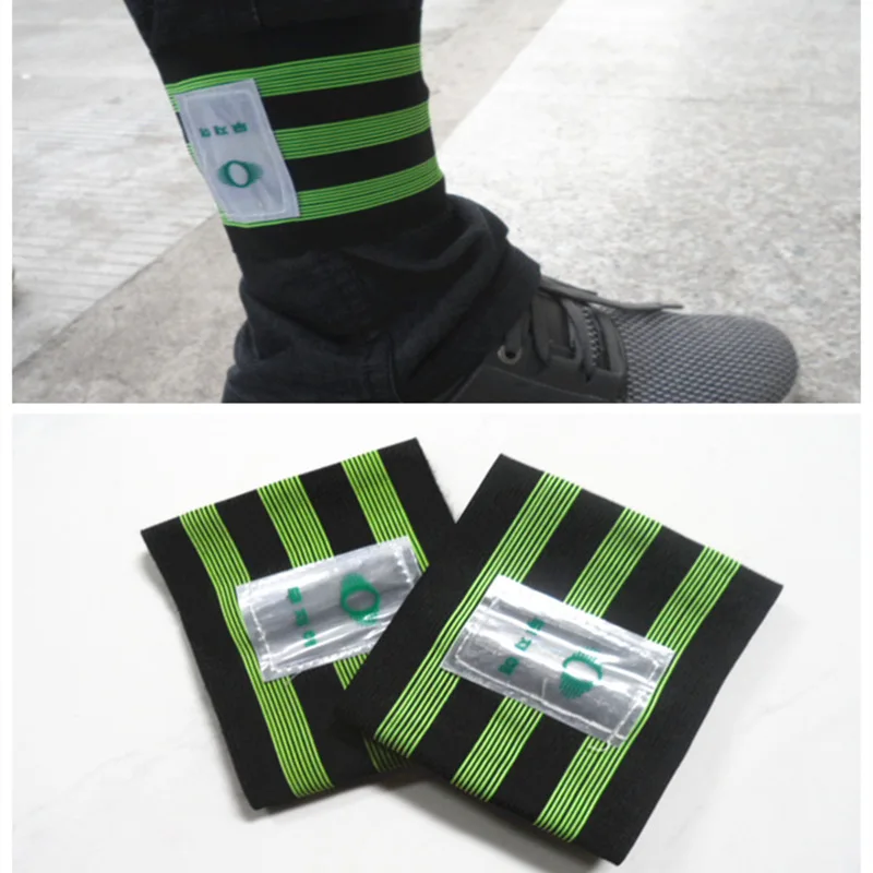 Светоотражающие велосипедные штаны эластичная лента защитные брюки рукав