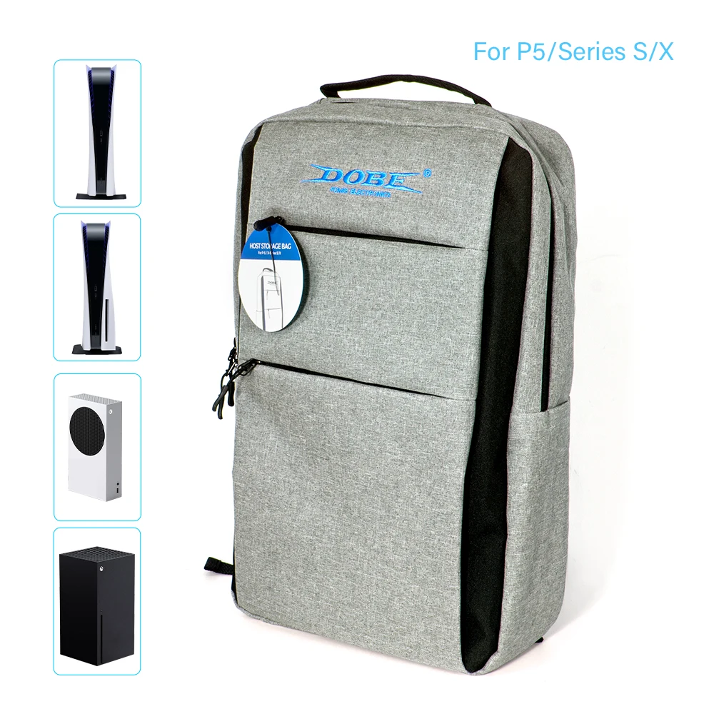 

DOBE Travel Storage Bag For Sony Playstation 5/Series S/X Game Console Protective Carrying Bag for PS5 Controller Accessories