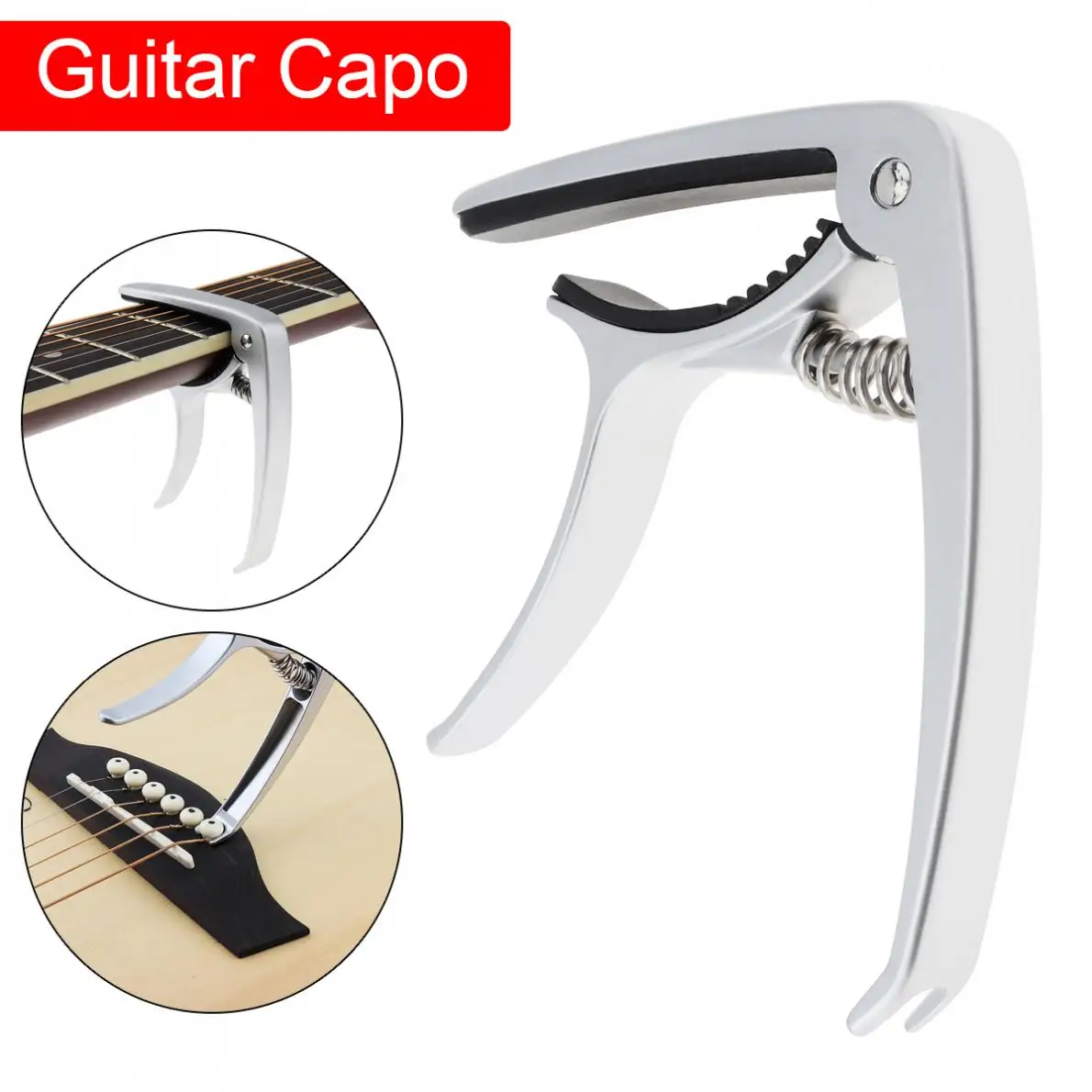 

Гитара Capo Guitarra Capotraste из цинкового сплава, зажим для гитары, аксессуары для гитары Capo