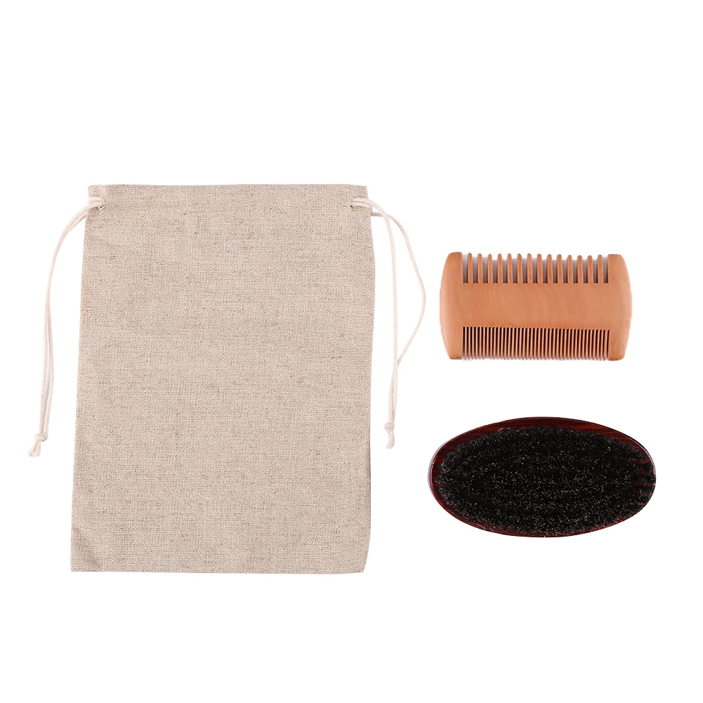 

Professional Men Mustache Shaving Comb Man Beard Comb Double Side Teeth Mustaches Brush Kit Hairdresser Tool
