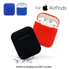 Мягкий силиконовый чехол для Apple Airpods, защитный чехол, чехол для беспроводных Bluetooth наушников, чехол для Apple Air Pods, сумки для зарядных устройств