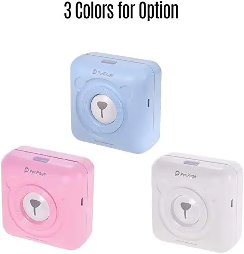 Термальный принтер Мини карманный беспроводной термопринтер BT фотография