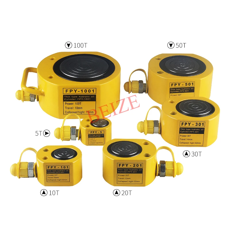 1 шт. сверхтонкий гидравлический цилиндр фотоподъемный домкрат рабочий ход 18 мм