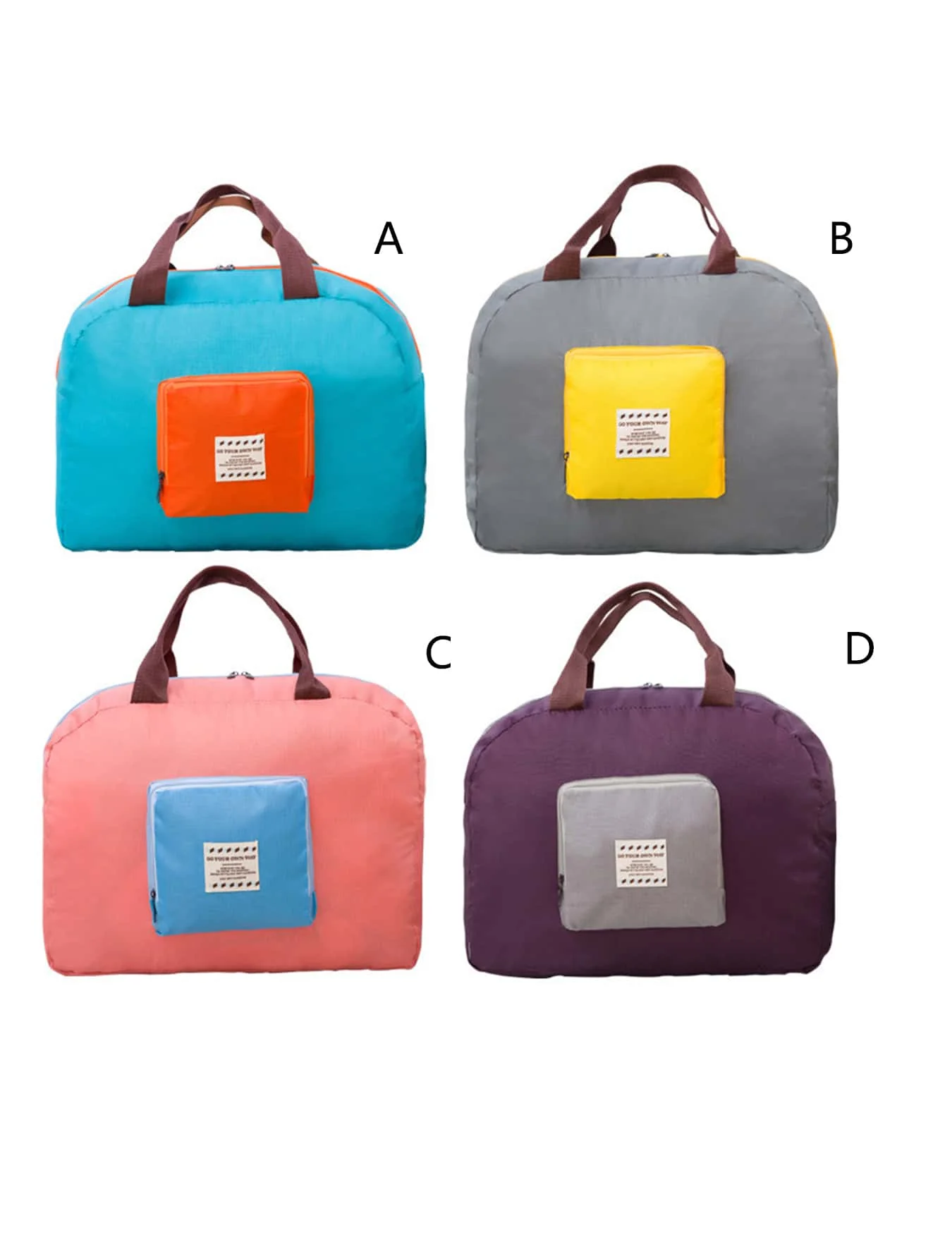 

1 шт., дорожная разноцветная сумка для хранения вещей, 100% полиэстер