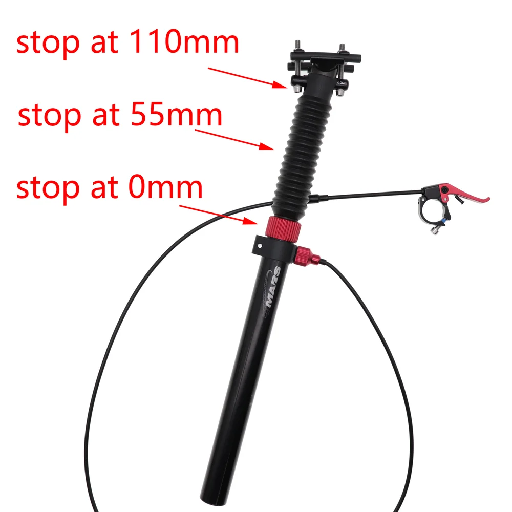 Tmars капельница Подседельный штырь Регулируемая Высота 27 2 мм Дистанционное