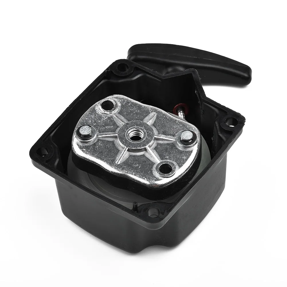

w/ Pawl Plate Recoil Pull Starter for Brush Cutter/Lawnmower Plastic 81mm 3.2" Black