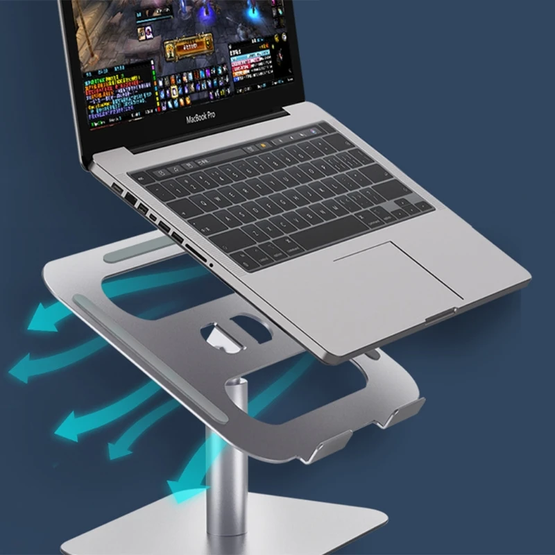 

Alloy Laptop Stand Base Foldable Adjustable Laptop Notebook Folding Holder LXAB
