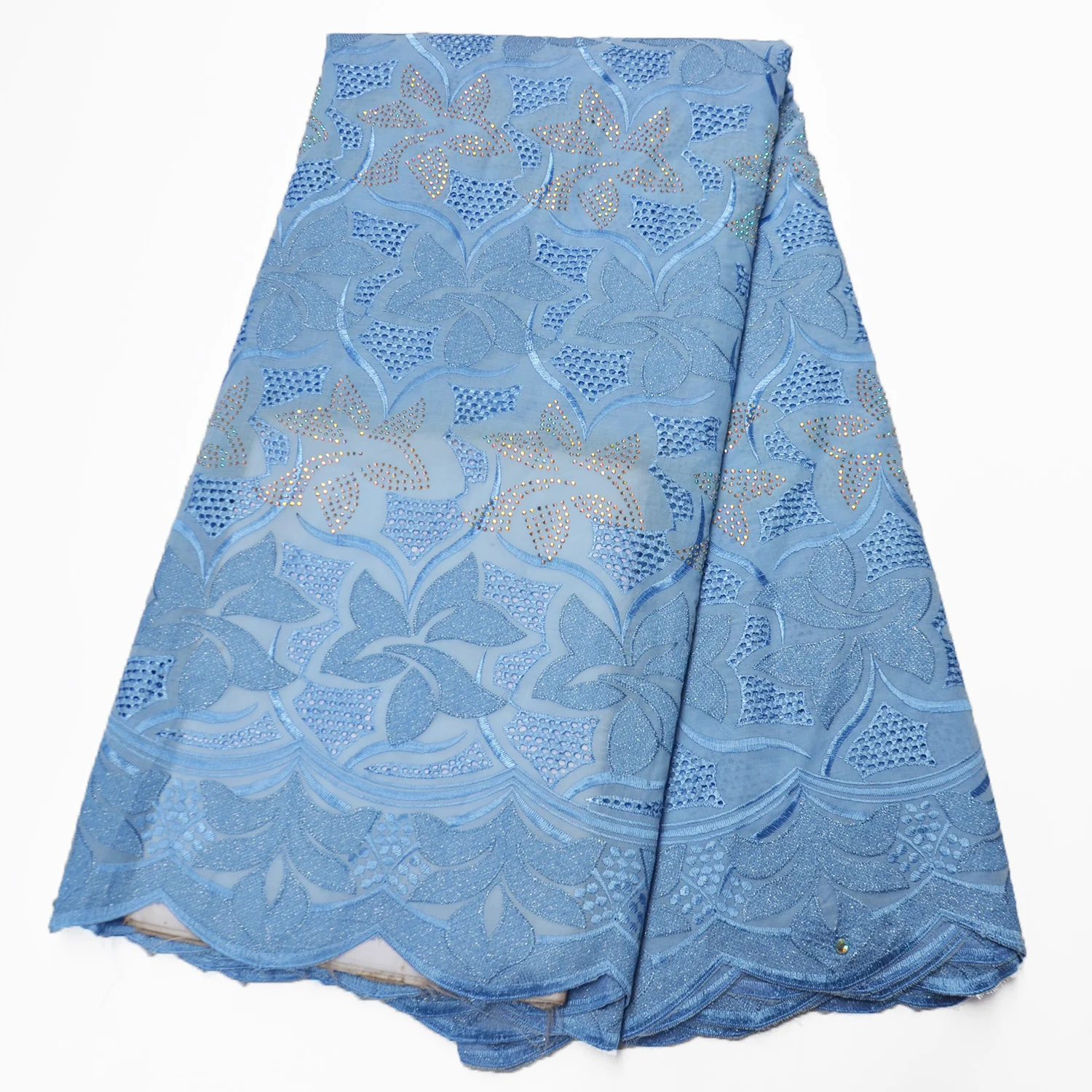 

CS-Hot Sale gold African Lace Fabric High Quality Swiss Voile Lace In Switzerland High Quality African Lace Fabric For Party