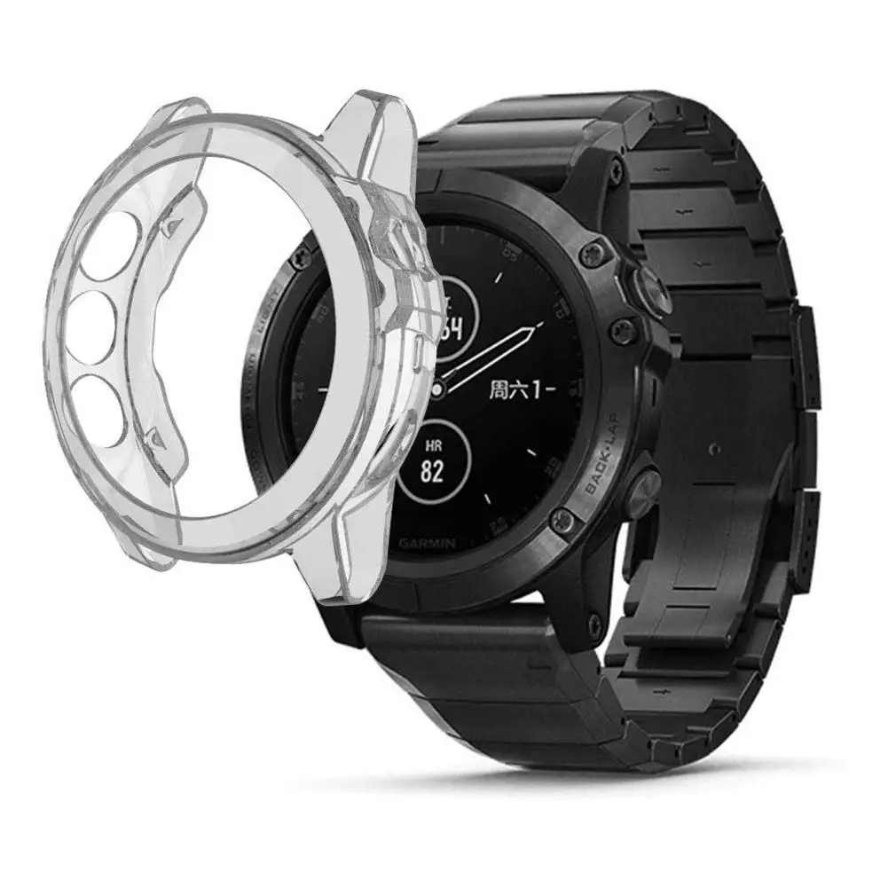 Чехол для часов Garmin Fenix 5X Plus мягкий силиконовый чехол защитный Smart Watch|Часы Чехлы| |