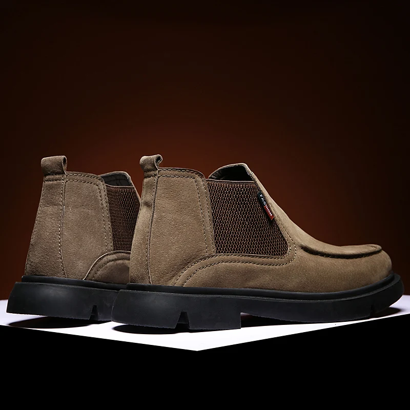 Новая модная мужская обувь кожаная повседневная уличная удобная