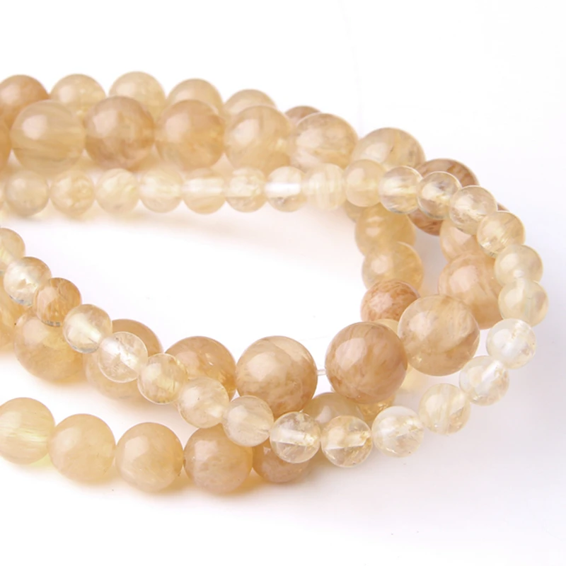 Коричневые бусины натуральный чай камень в виде арбуза ручной работы ювелирные