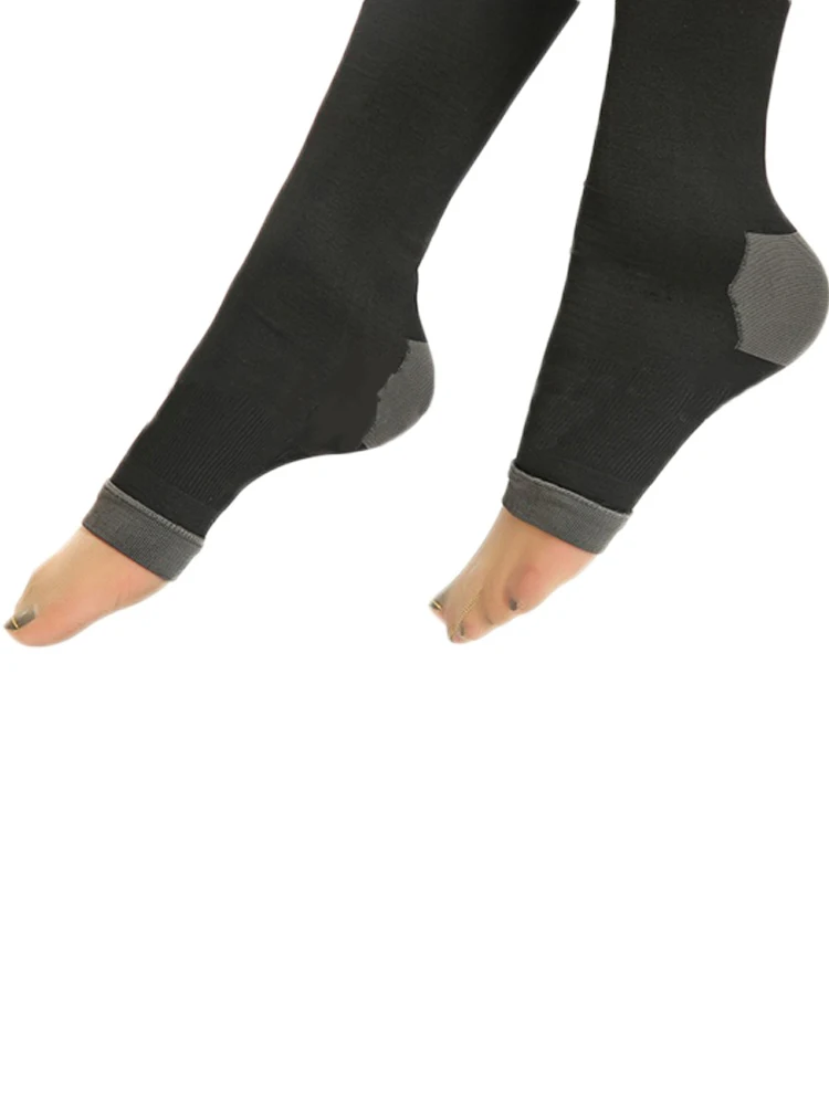 

1 Pair 80CM Women Stockings Compression Socks Nylon Varicose Veins Burn Fat Fit Slimming Leg Over the Knee High Socks Fingerless