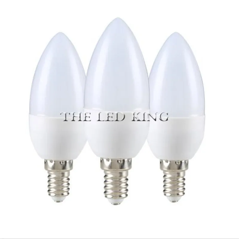 5W 7W Led лампы в форме свечи E14 E27 220V для сохранения энергии Точечный светильник