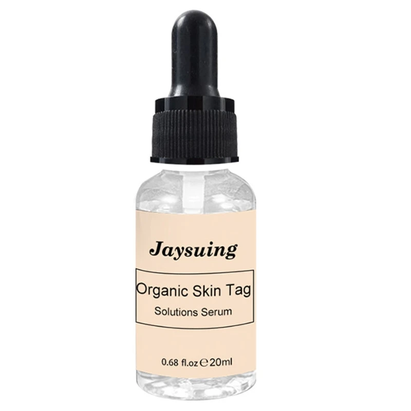 

20ml Organic Skin Tag Solution Serum Painless Face Labels Dark Mole Removal Facial Freckle Liquid Repair Oil Plaster