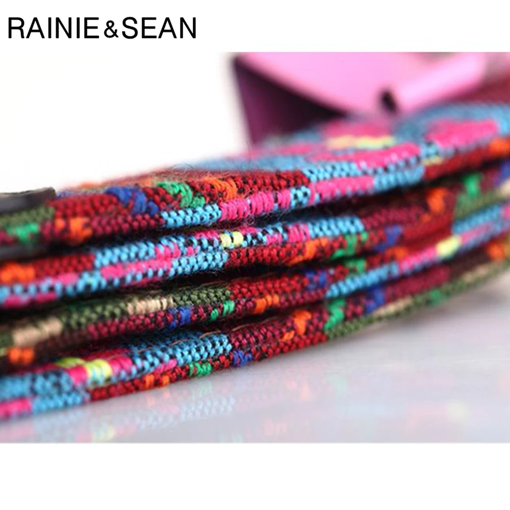 Ремень женский в этническом стиле с цветочной вышивкой|Женские ремни| |