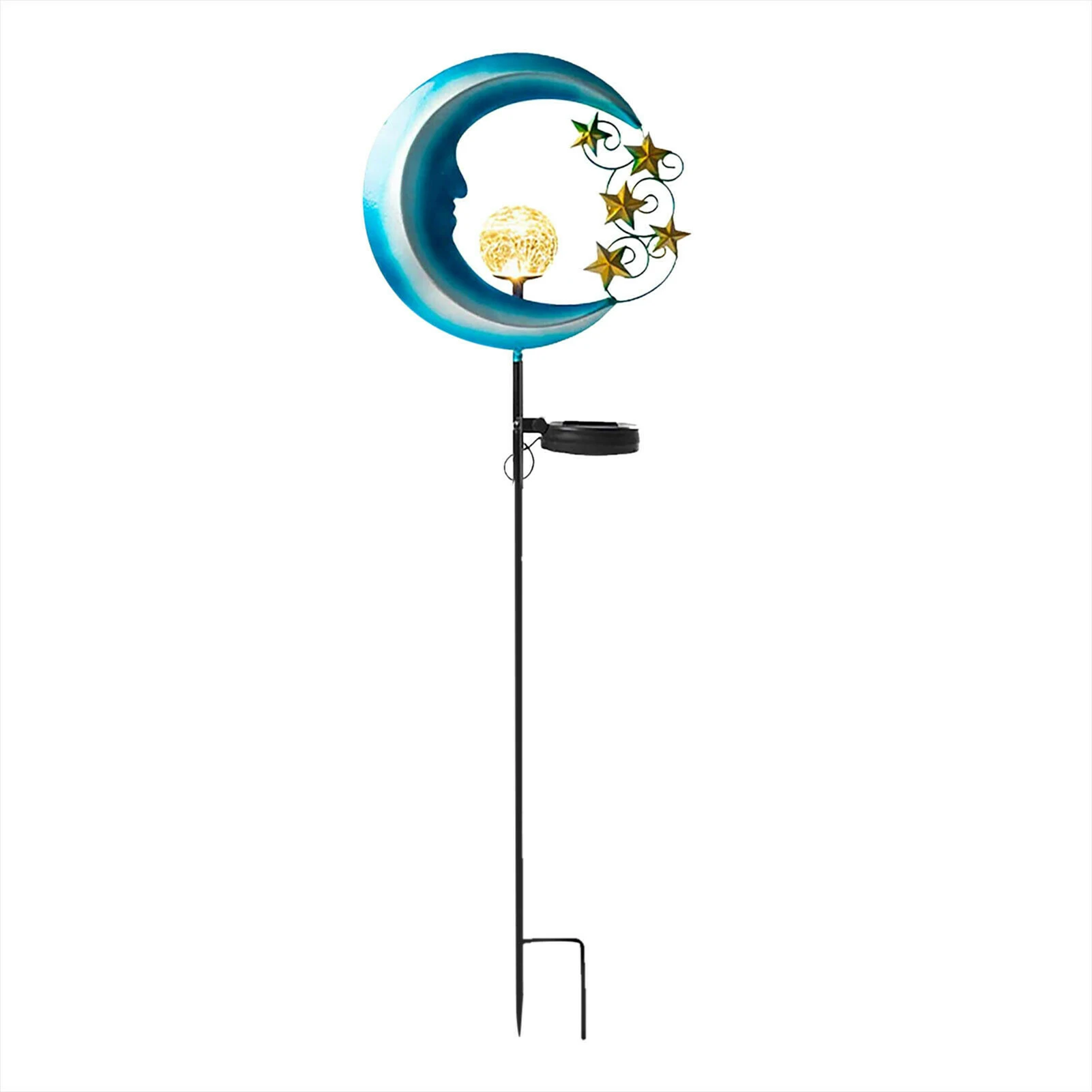 

Outdoor Moon Shape Solar Garden Decorative Lights Waterproof LED Pathway Light for Lawn Patio Yard Decor MOWA889