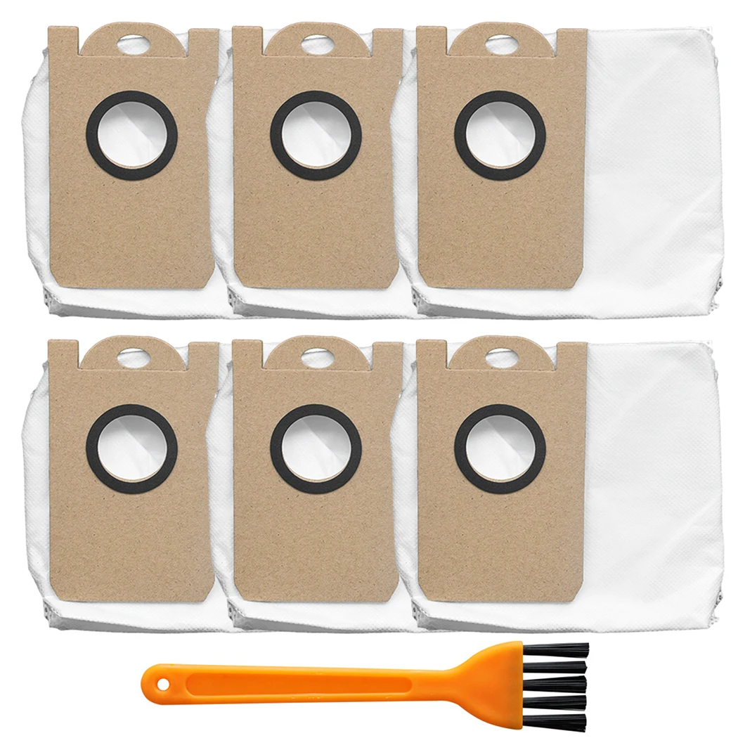 

Round Cleaning Tool Filter Bag Set Robot Tool 6pcs+1pcs Accessorie Brush