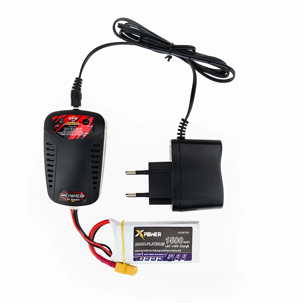 7 4 V 1500mAh 2s lipo батарея 30C max 35C Xpower батареи XT60 / T разъем для радиоуправляемого