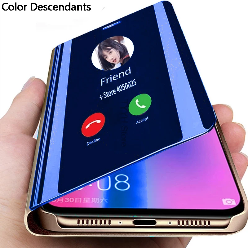 Роскошный умный зеркальный чехол для Xiaomi Redmi Note 5, чехлы, чехлы, Магнитный флип-чехол для Xiaomi Redmi Note5 RedmiNote5 Note 5 Etui