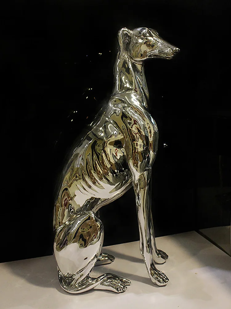 Скульптура собаки в европейском и американском стиле креативное украшение для