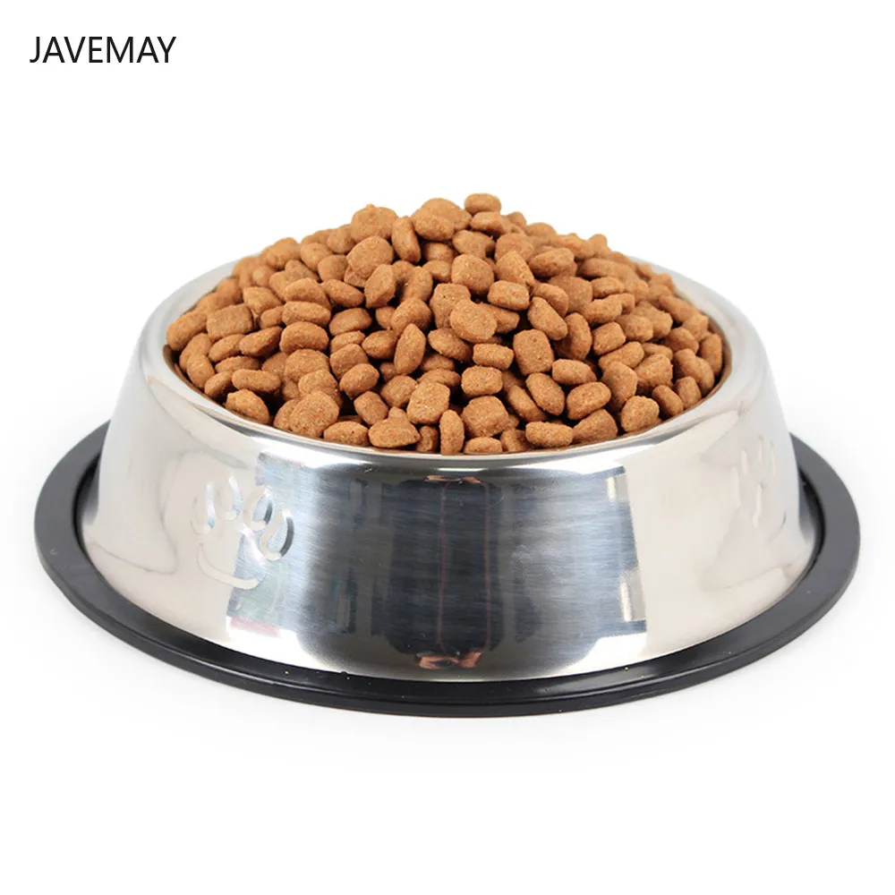 

Javemay Stainless Steel Dog Bowl for Dish Water Dog Food Bowl Pet Puppy Cat Bowl Feeder Feeding Dog Water Bowl for Dogs Cats